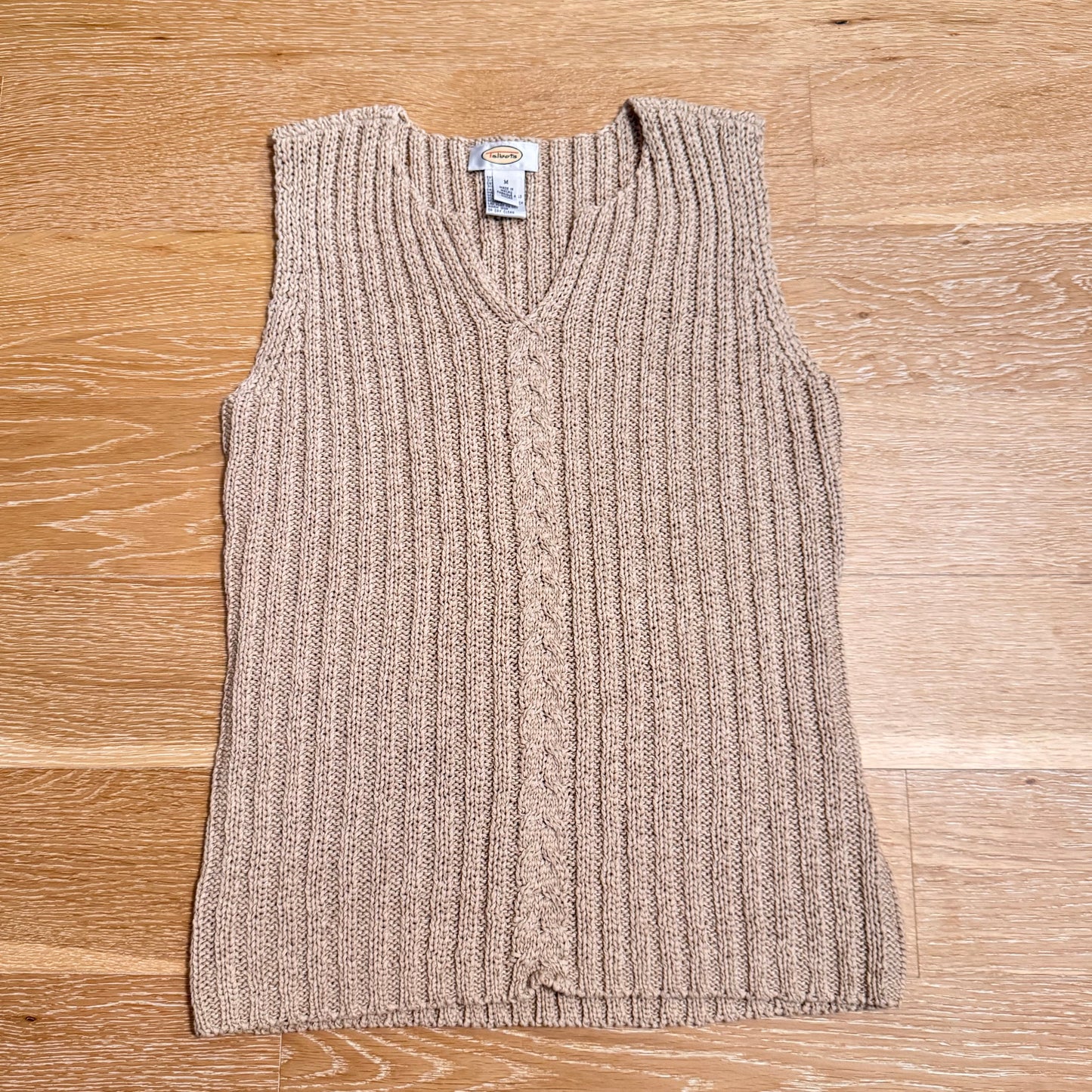 Tan Notch Tank Top