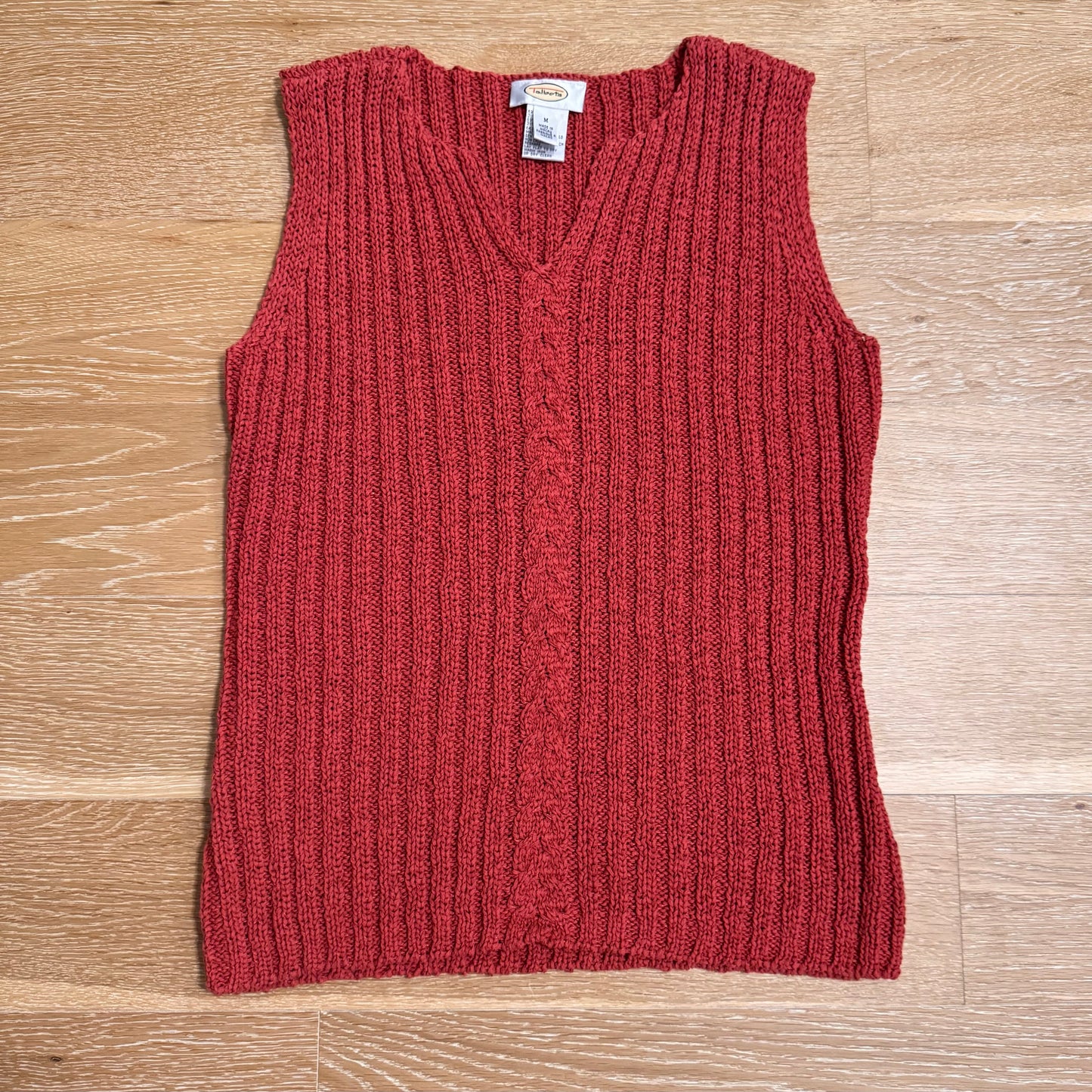 Red Notch Tank Top