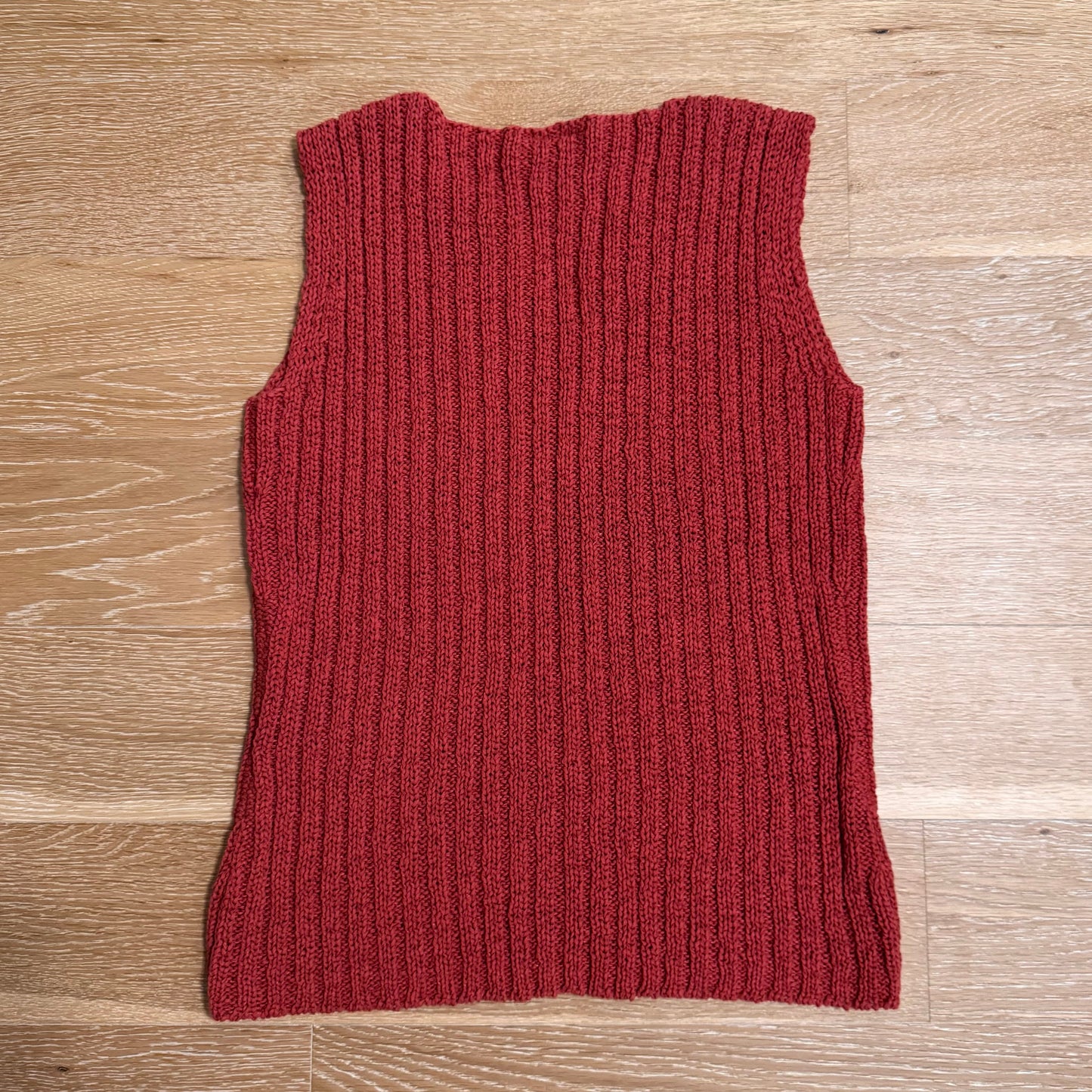 Red Notch Tank Top