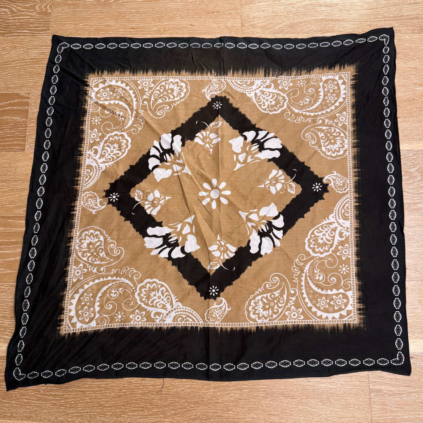 Black Tie Dye Bandana