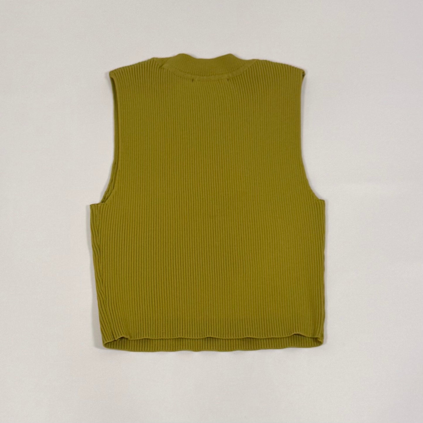 Ribbed Mock Neck Tank