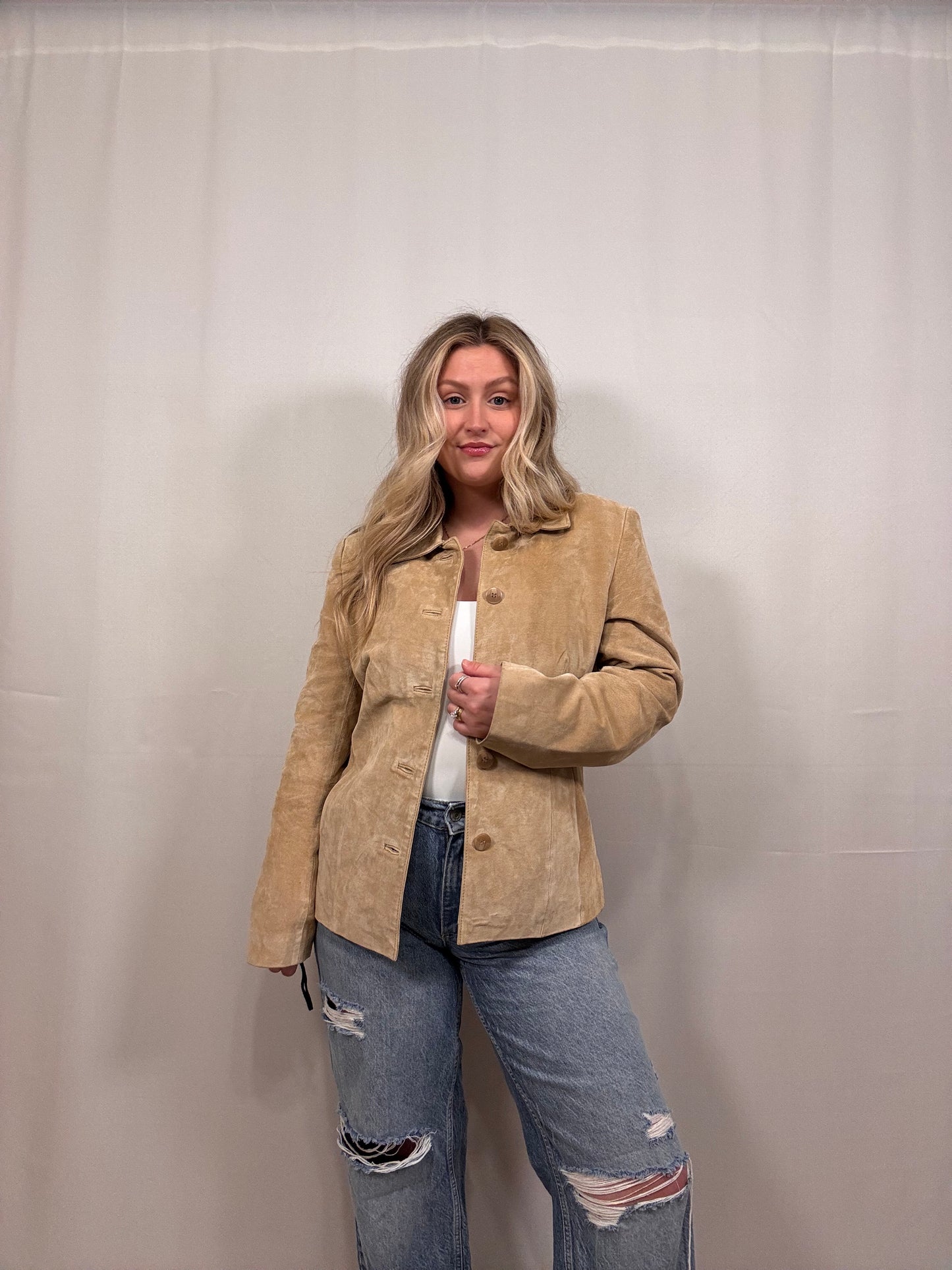 Tan Suede Jacket